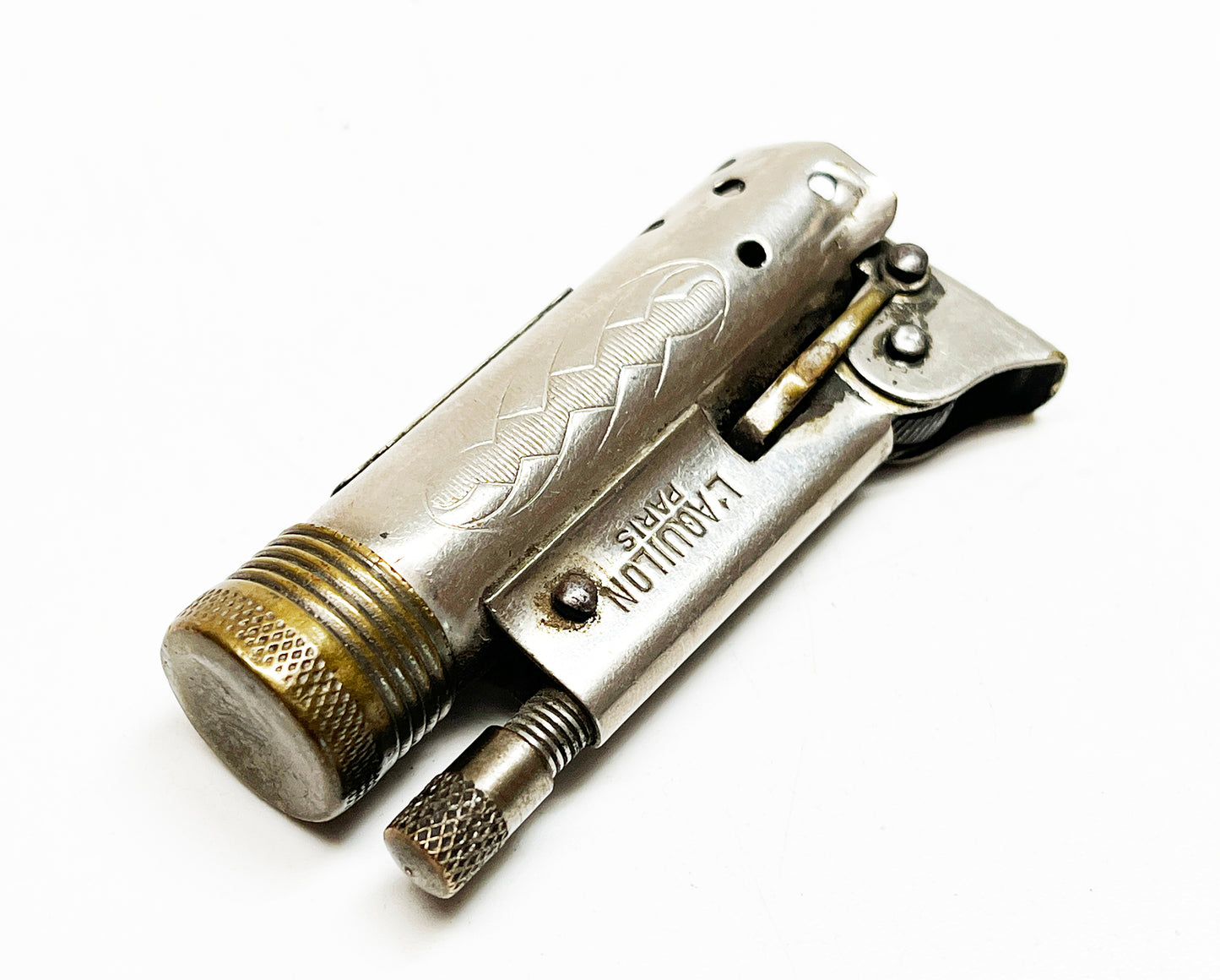 Working 1920s French L'Aquilon Flip Action Lighter