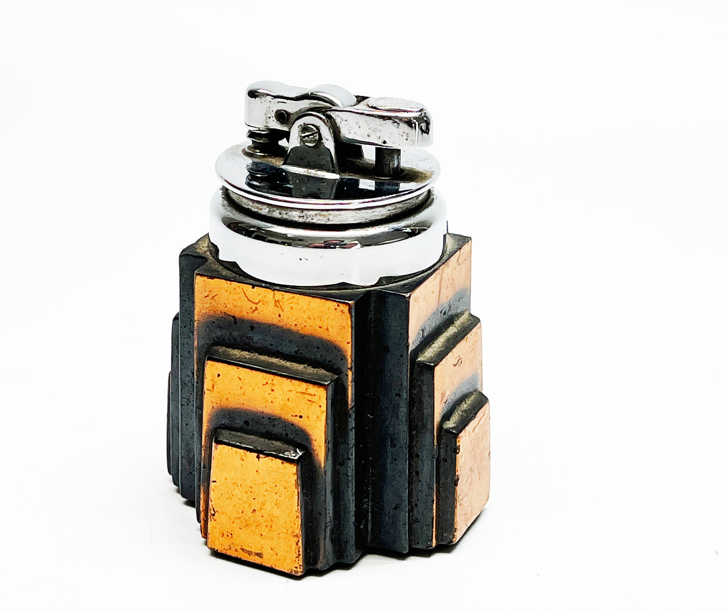 1929 Ronson New Yorker Copper-Base Table Lighter