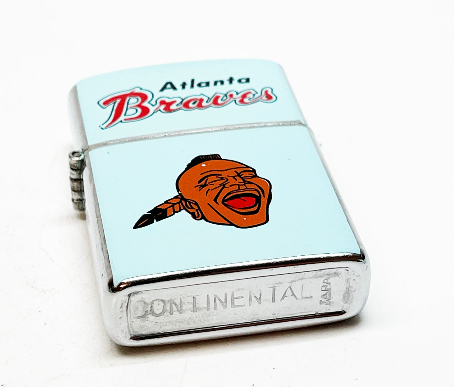 1960s Atlanta Braves Baseball Lighter in Original Box