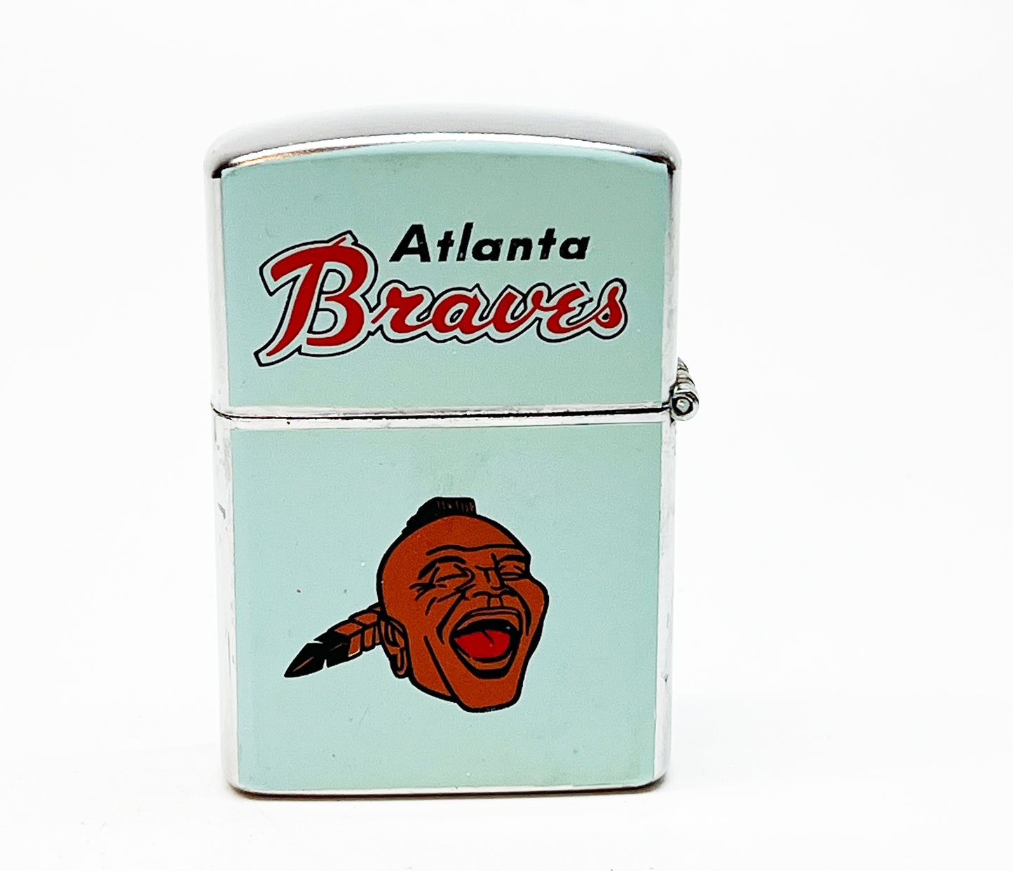1960s Atlanta Braves Baseball Lighter in Original Box