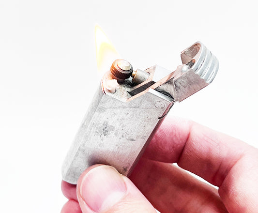 1940s Aluminum Block Vintage Lighter