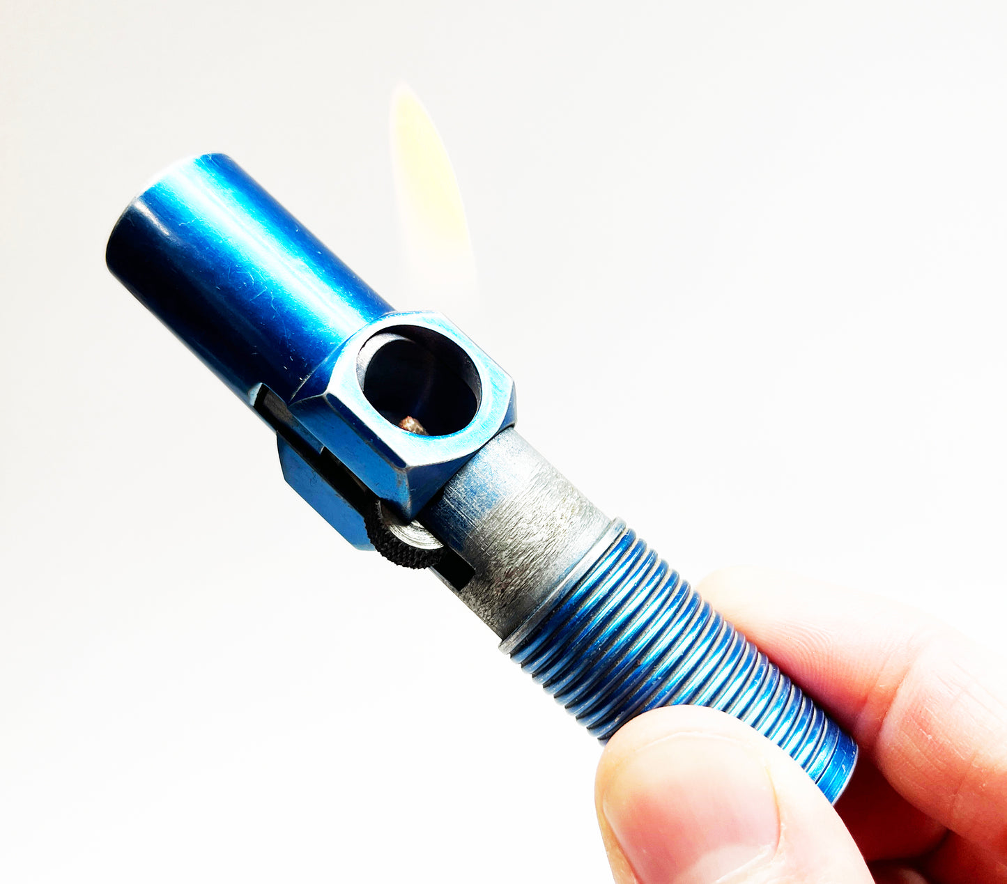 Blue 1950s Nimrod Pipe Lighter