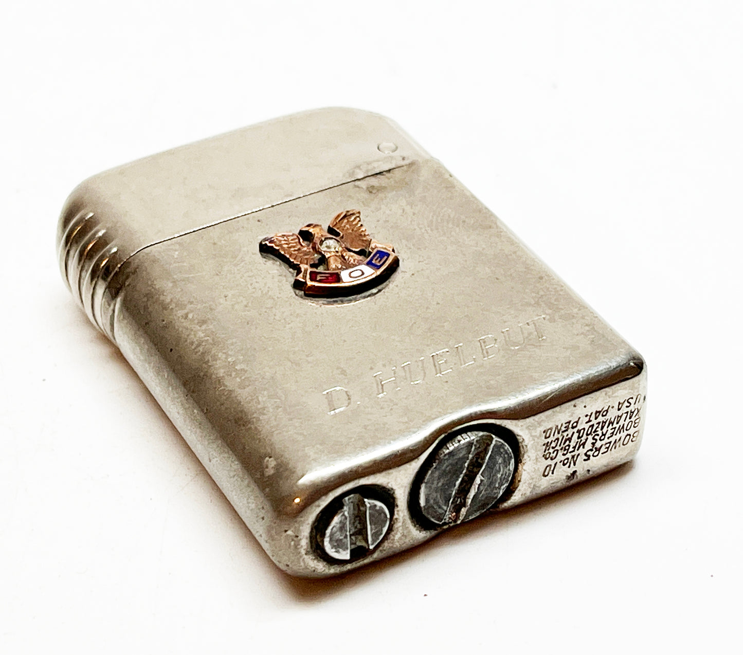Fraternal Order of Eagles 1940s Bowers No. 10 Lighter