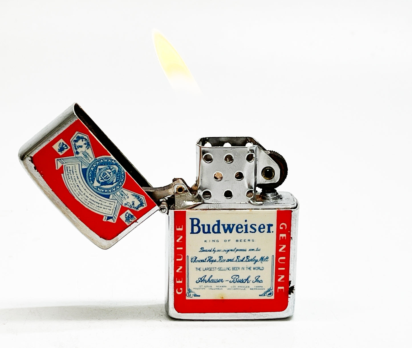 1960s Budweiser Beer Advertising Lighter