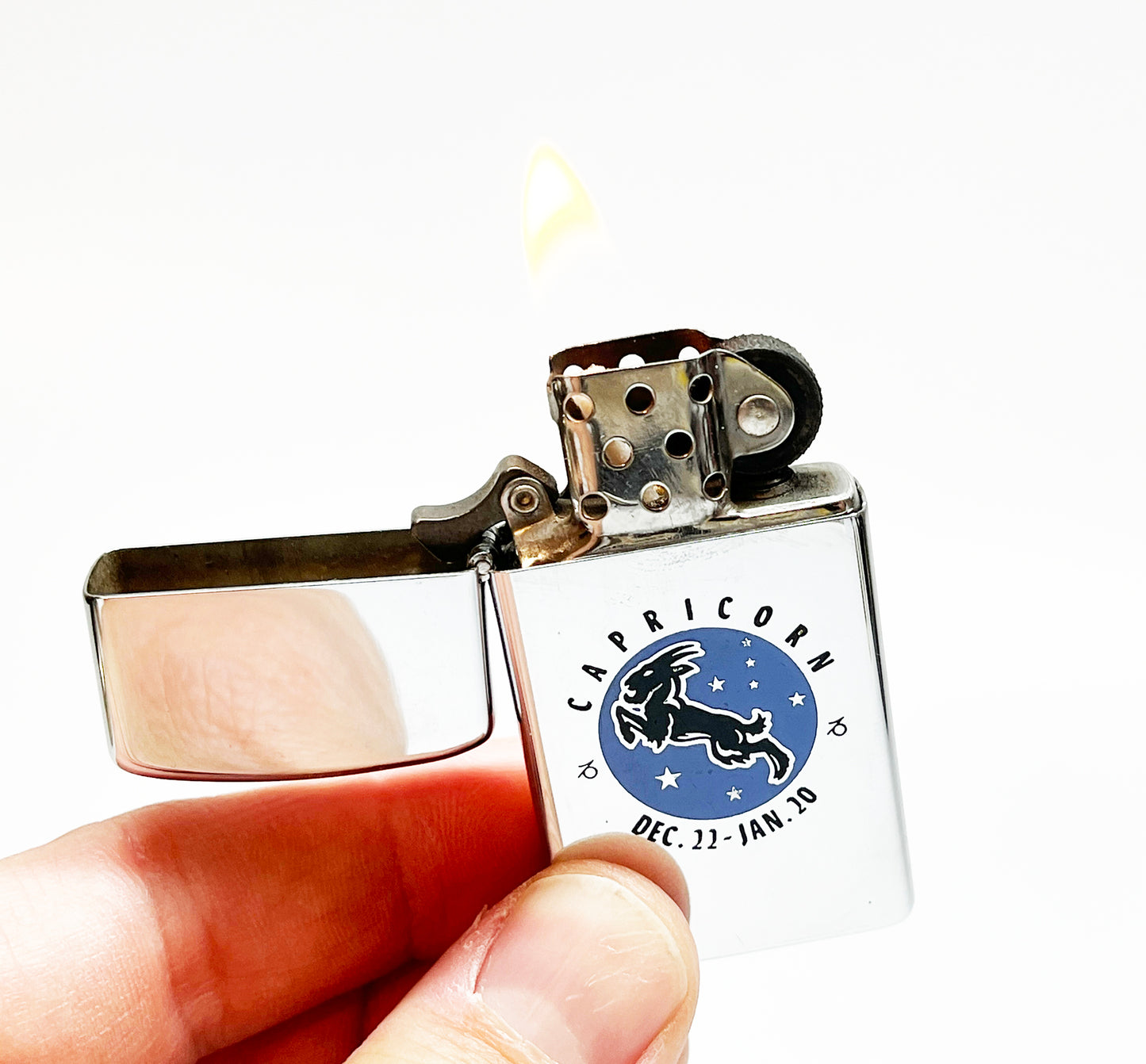 1972 Zippo Capricorn Zodiac Astrology Lighter