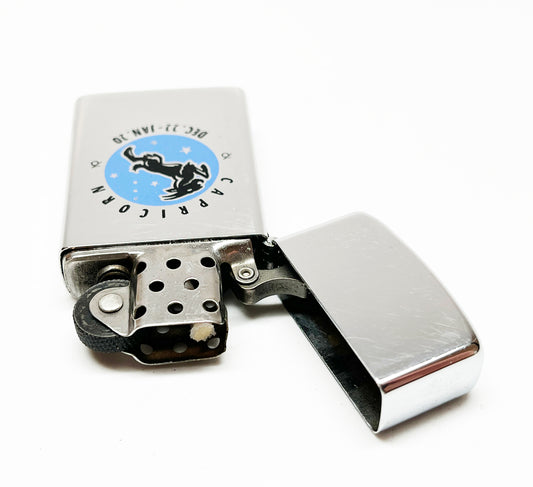 1972 Zippo Capricorn Zodiac Astrology Lighter