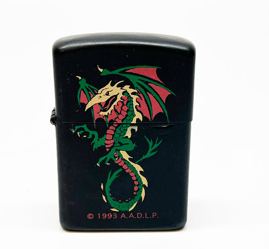 Vintage Dragon Black Lighter