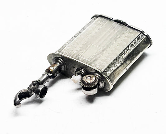 1920s Evans Lift Arm Lighter with Original Box and Felt Pouch