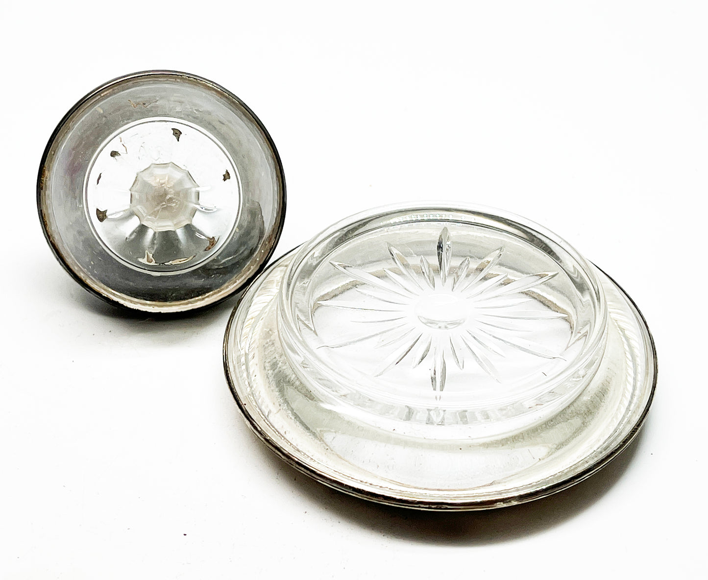 1931 Frank M. Whiting Sterling Lighter and Ashtray Smoking Set