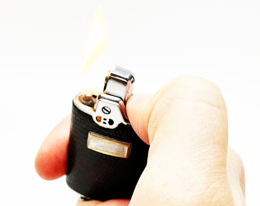 1950s Ronson Leather-Wrapped Capri Lighter