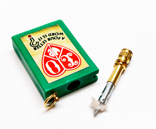 1960s Permanent Match Love, A Four Letter Word Striker Lighter