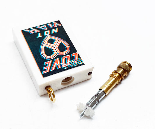 1960s Permanent Match Love Not War Striker Lighter