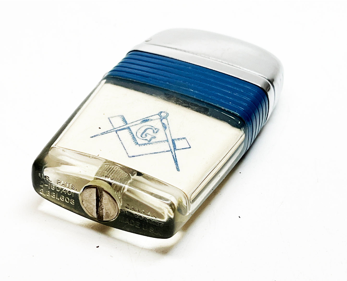 Vintage Working Masonic Scripto Lighter
