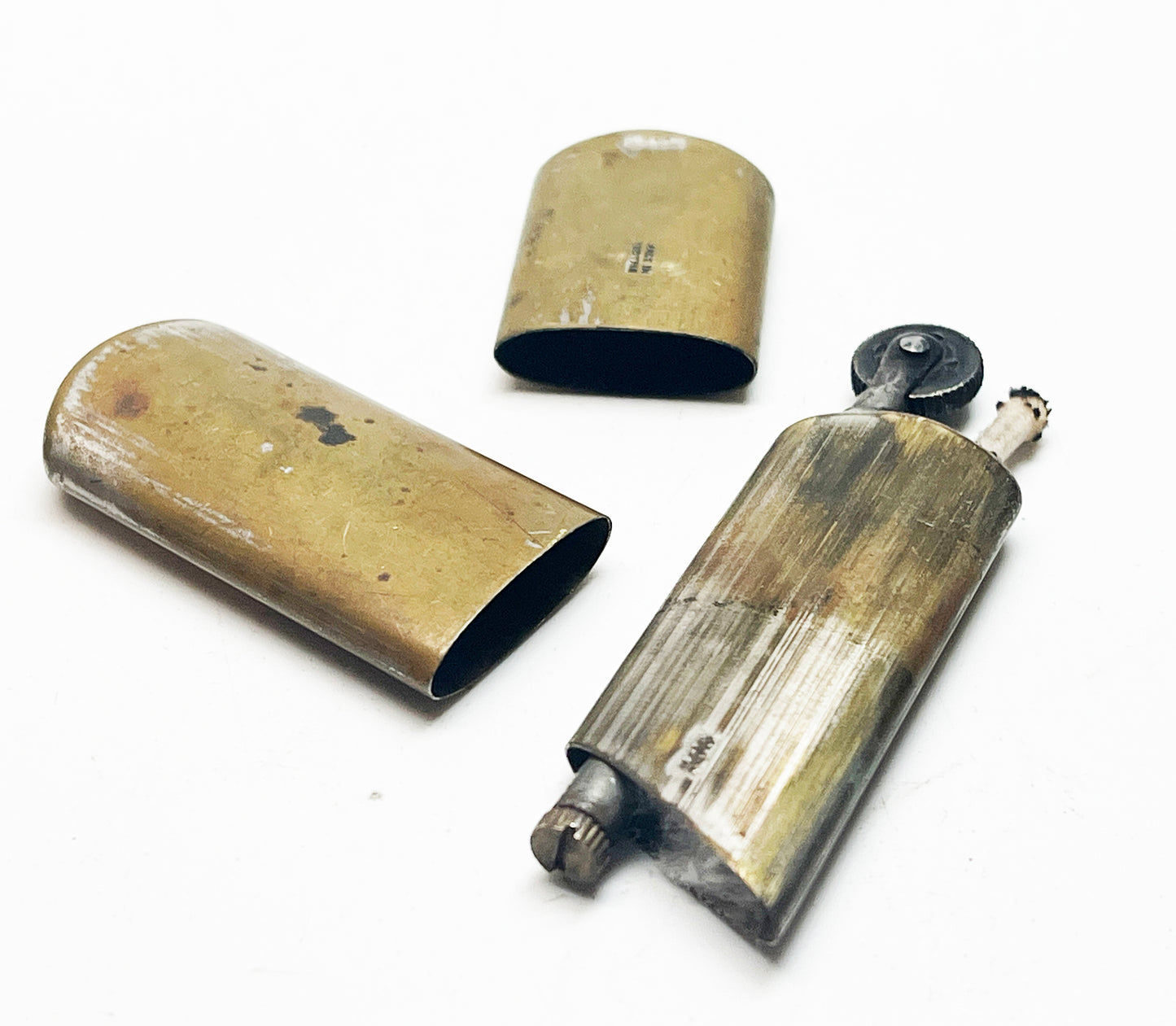 1912 MEB Brass Sleeve Lighter Made in Austria