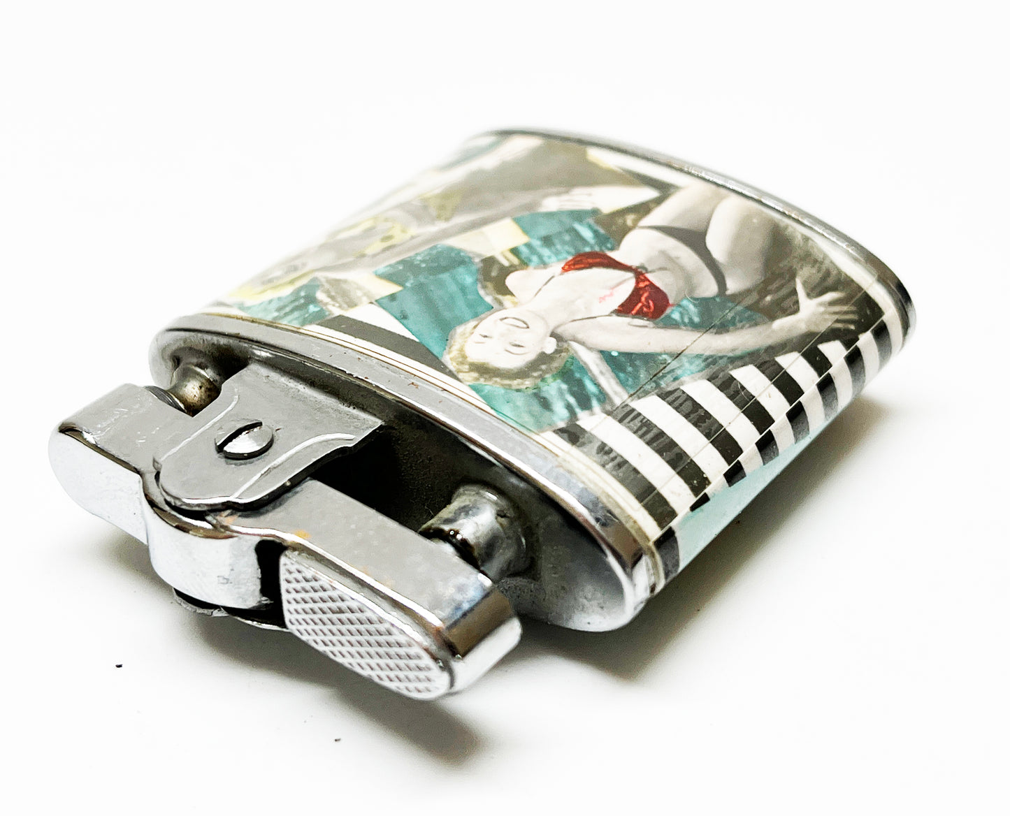 Working 1950s Pinup Girl Japanese Lighter