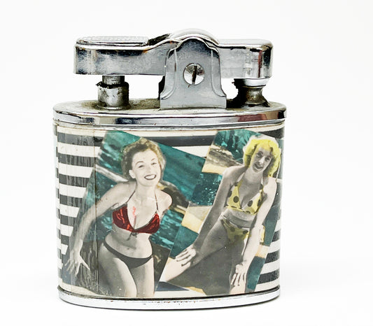 Working 1950s Pinup Girl Japanese Lighter