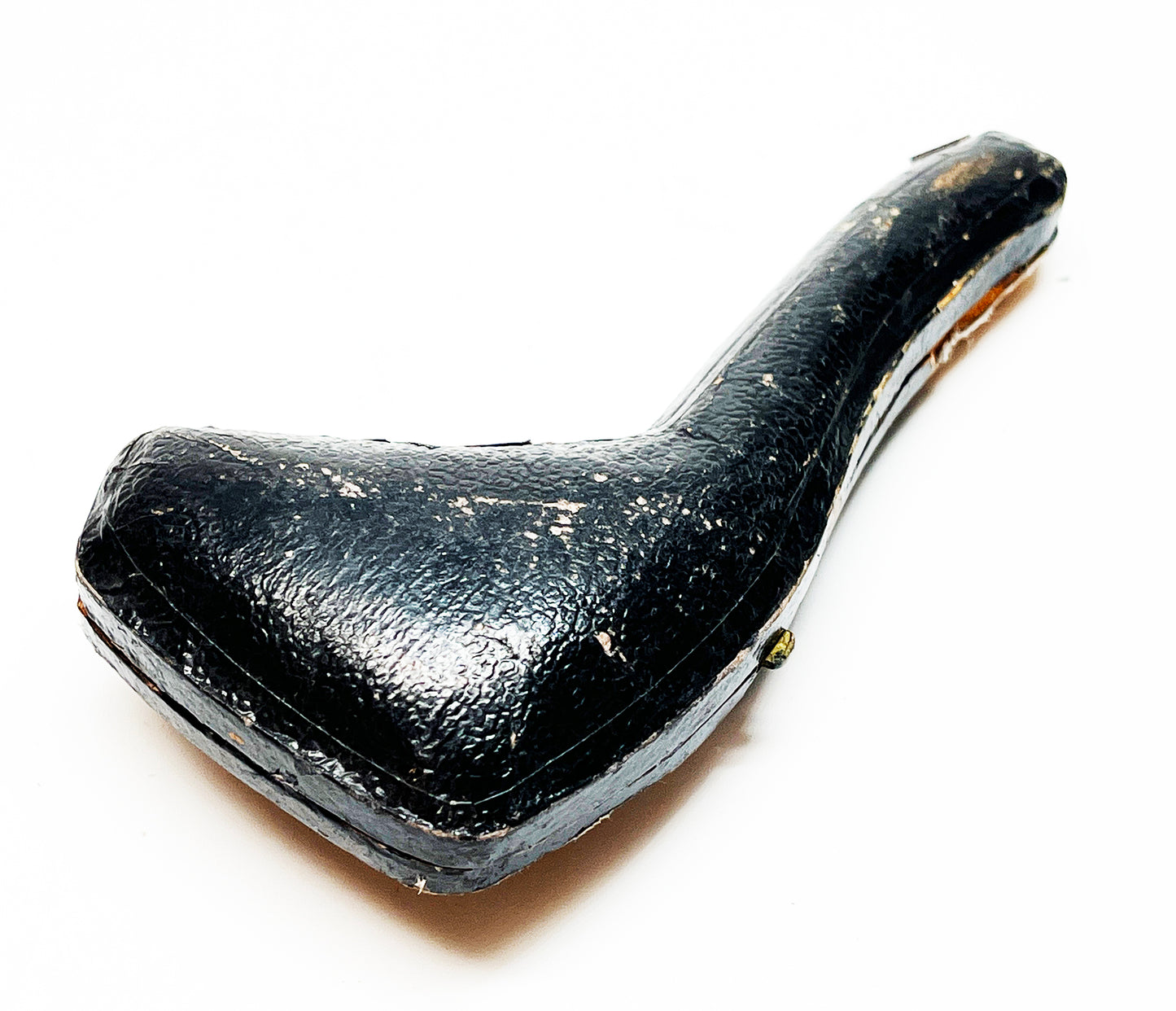 Victorian Bone Pug Smoking Cigarette in a Top Hat Pipe