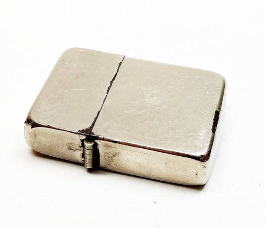 1942 Black Crackle WWII Military Zippo with Original Insert