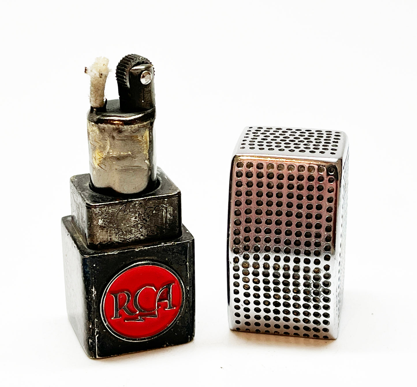 1930s RCA 74-B Junior Ribbon Microphone Figural Lighter