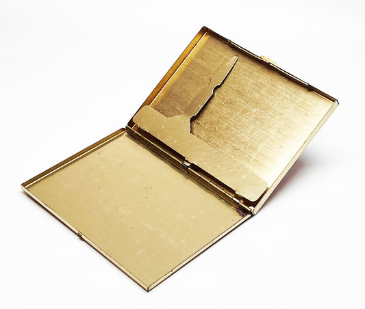 1950s Red Enameled Card / Cigarette Case