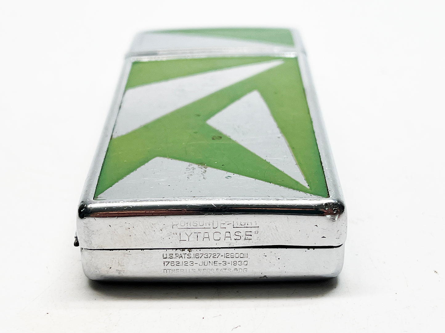 1929 - 1930 Ronson Lytacase Lighter and Cigarette Case Combo