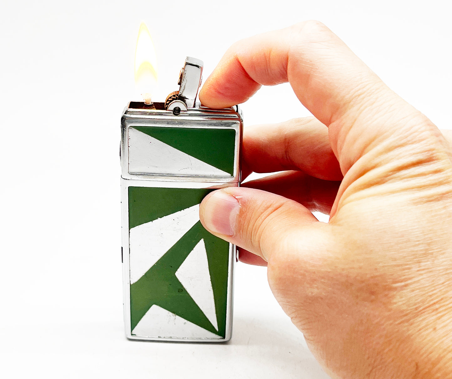1929 - 1930 Ronson Lytacase Lighter and Cigarette Case Combo