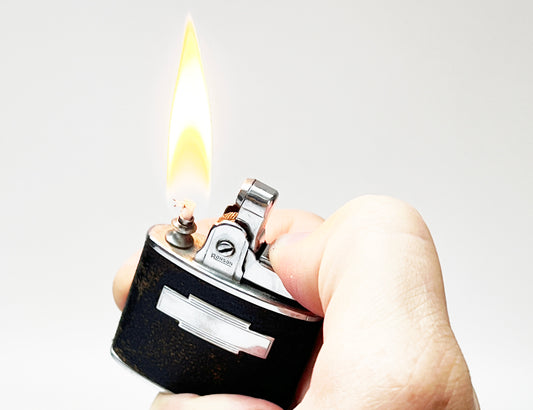 Working 1940s Ronson Standard Leather Wrapped Lighter