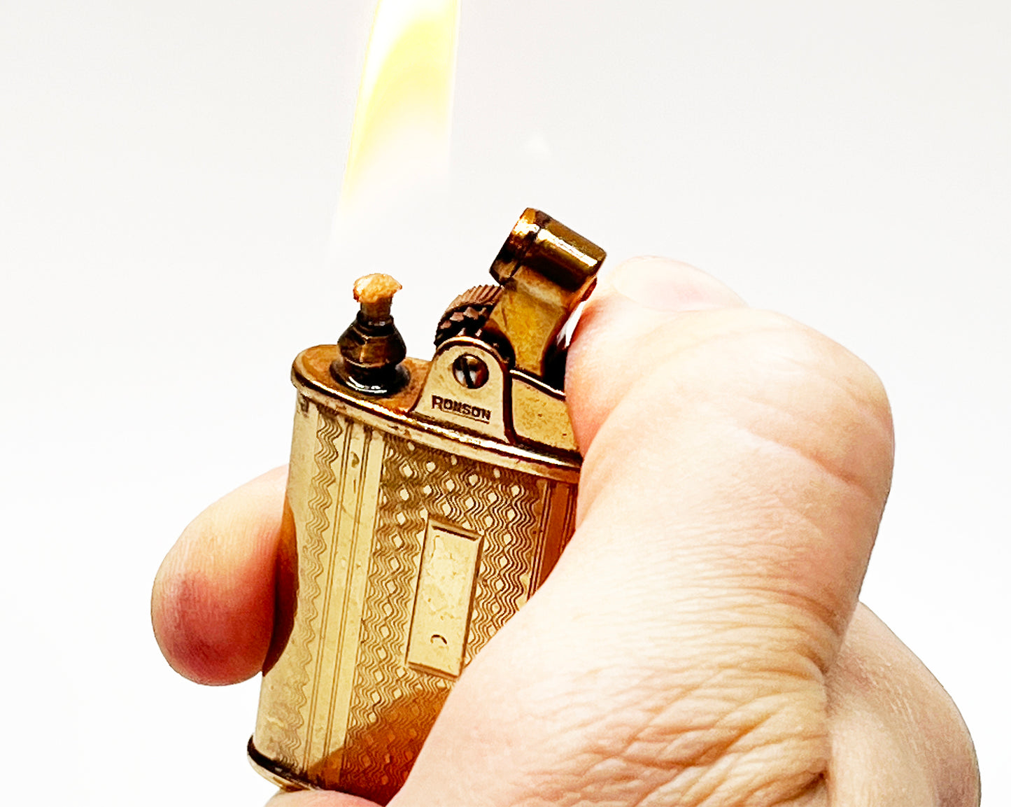 1930s Ronson De-Light Junior Sport Dureum Lighter