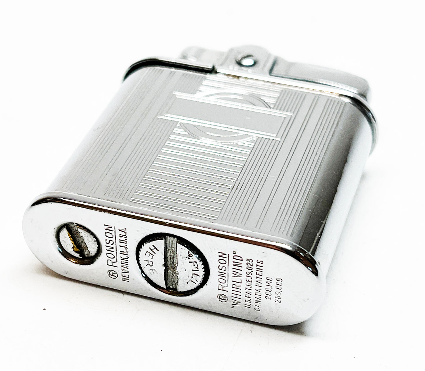 Working Ronson Whirlwind 1940s Windscreen Lighter
