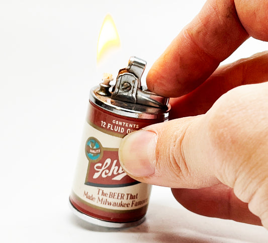 1950s Schlitz Beer Advertising Can-Shaped Lighter
