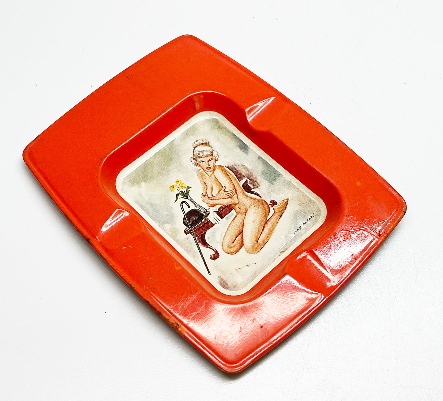 1950s Pinup Girl Ashtray