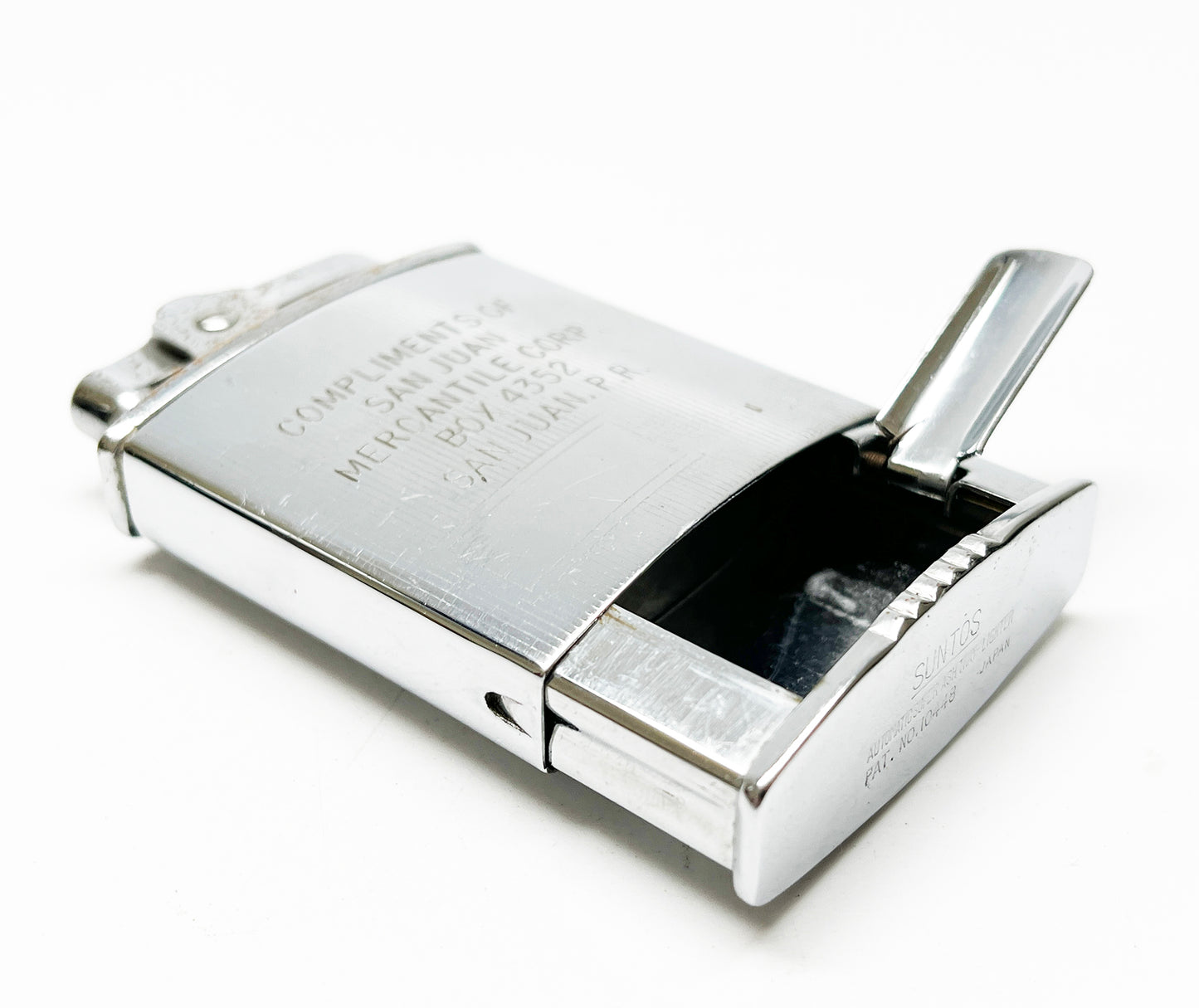 Rare Suntos Ashtray Lighter 1950s Combo