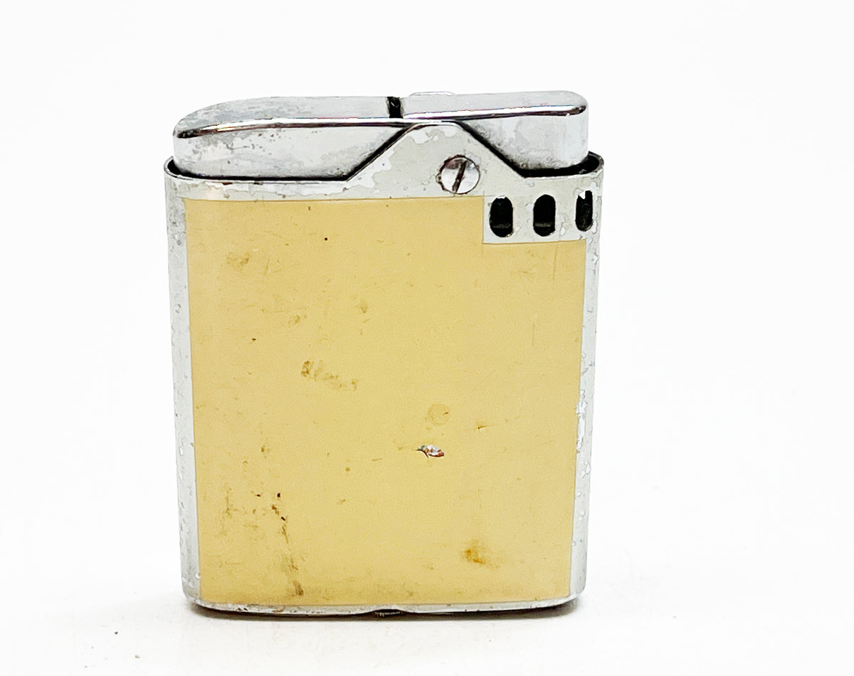 1950s Semi-Automatic Working Vintage Japanese Floral Motif Lighter