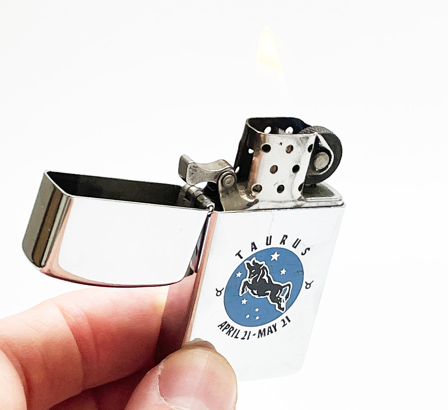 1979 Zippo Taurus Zodiac Astrology Lighter