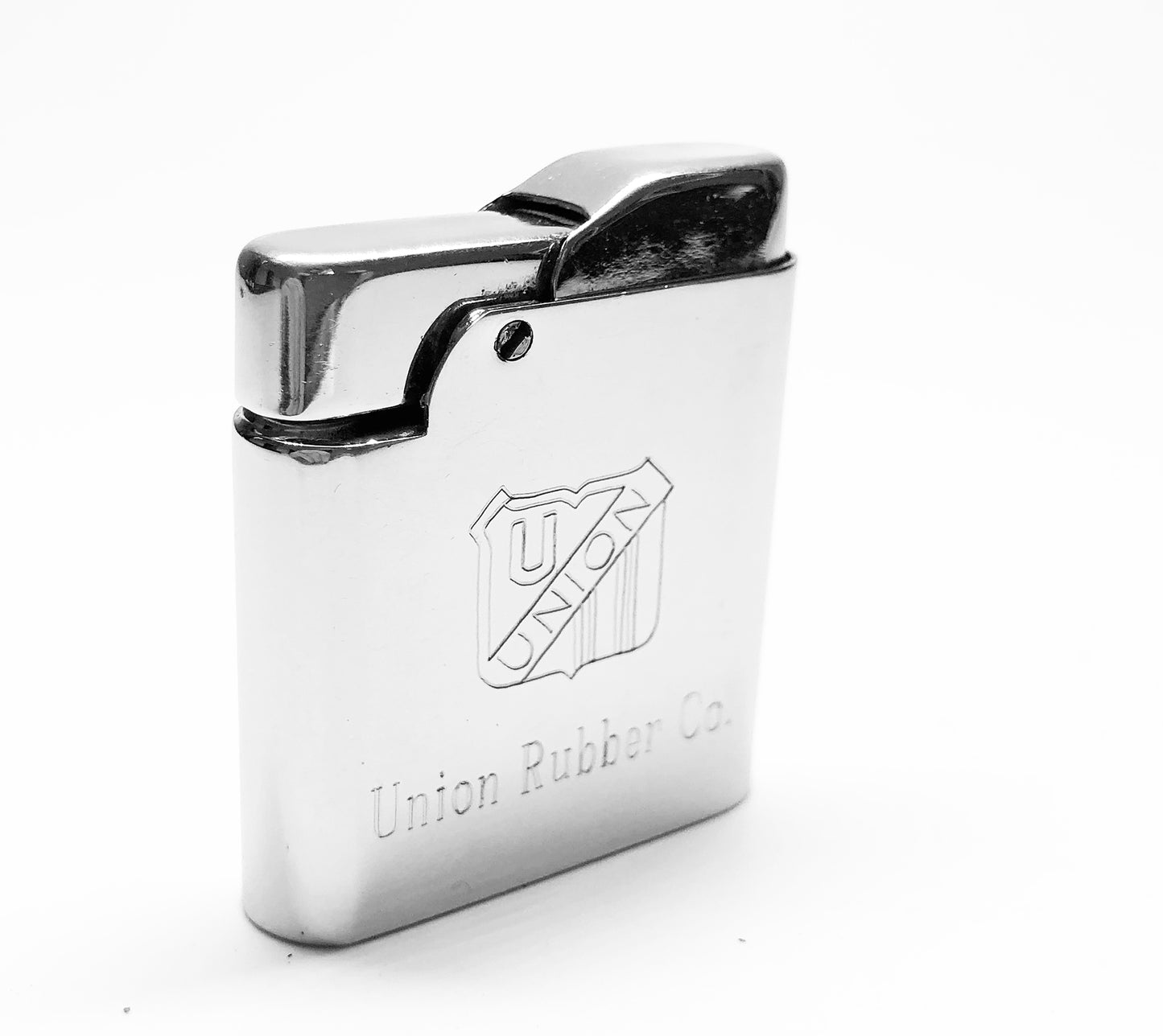 Tigges Snapmatic 1940s Union Rubber Co Advertising Lighter