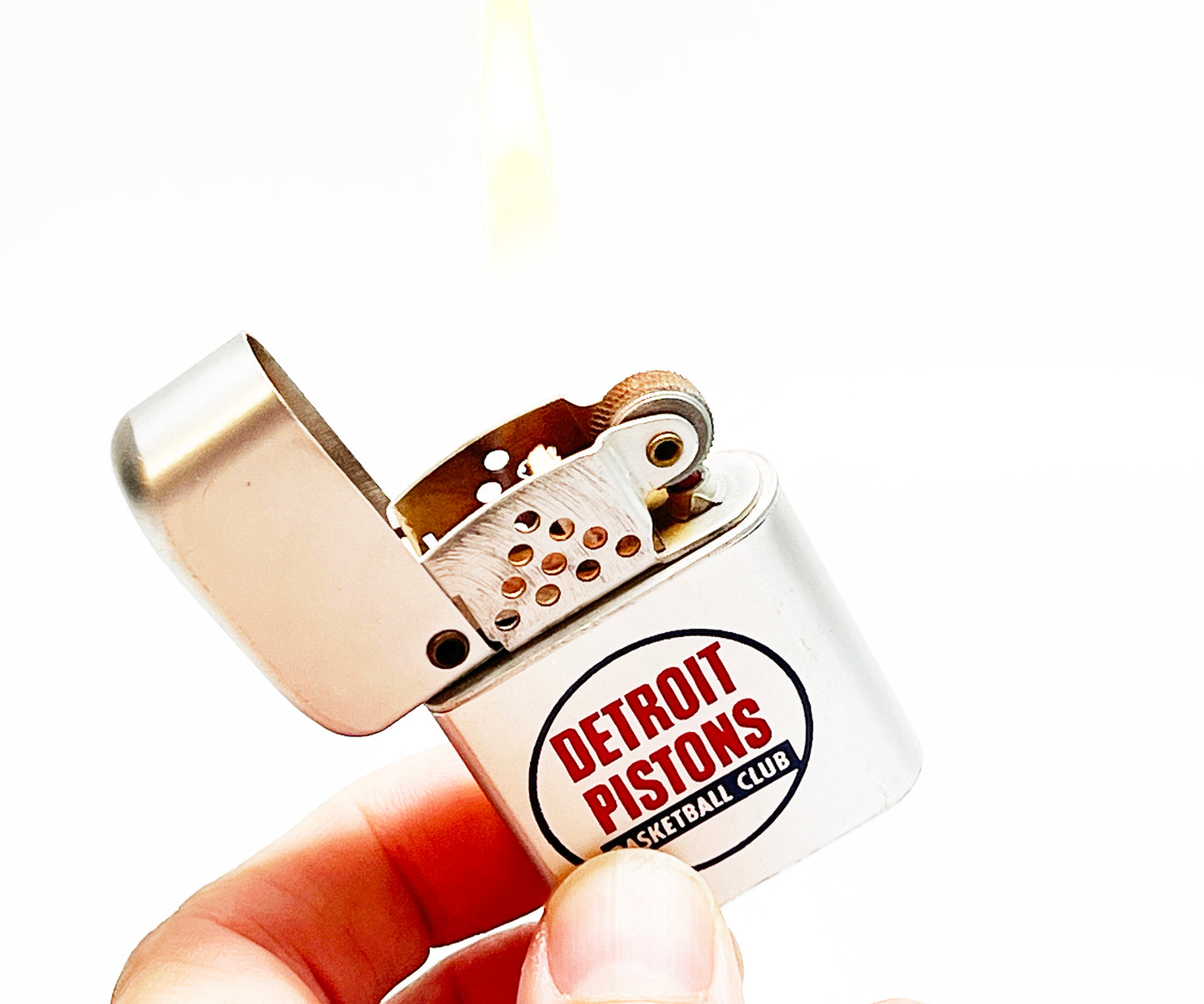 1960s Detroit Pistons NBA Basketball Storm Master Lighter