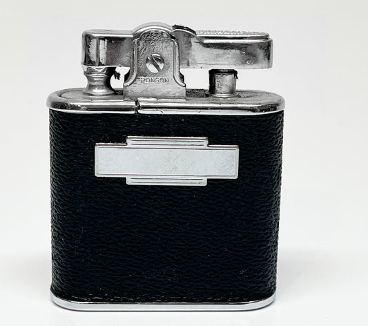 Working Ronson Whirlwind 1940s Leather Wrapped Lighter