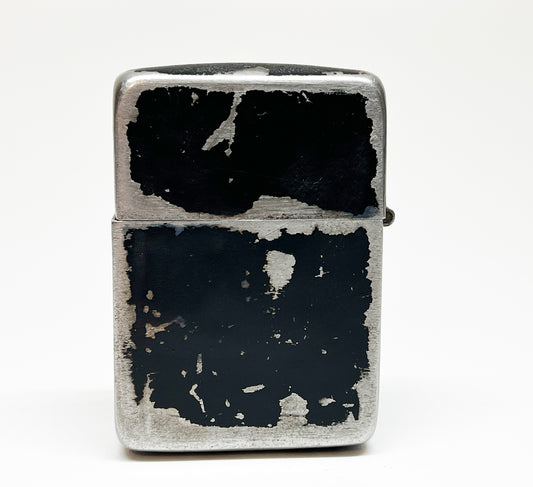 Rare 1943-1945 Black Crackle WWII Zippo with Original Insert