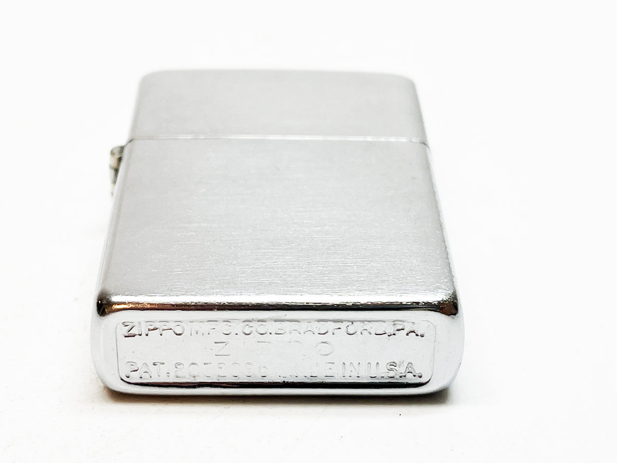1951 - 1952 Zippo Lighter with Black Candy Stripe Box and Instructions