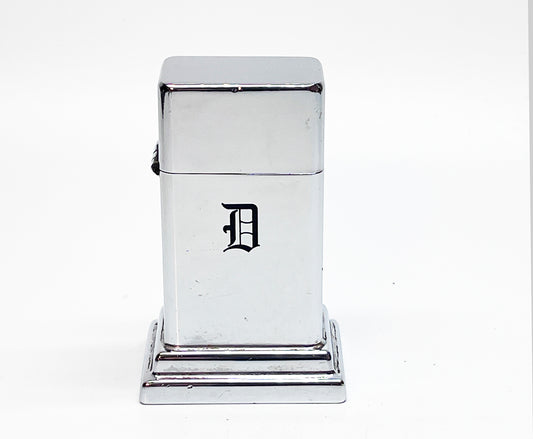 Zippo Barcroft Model Three Table Foundry Advertising Lighter