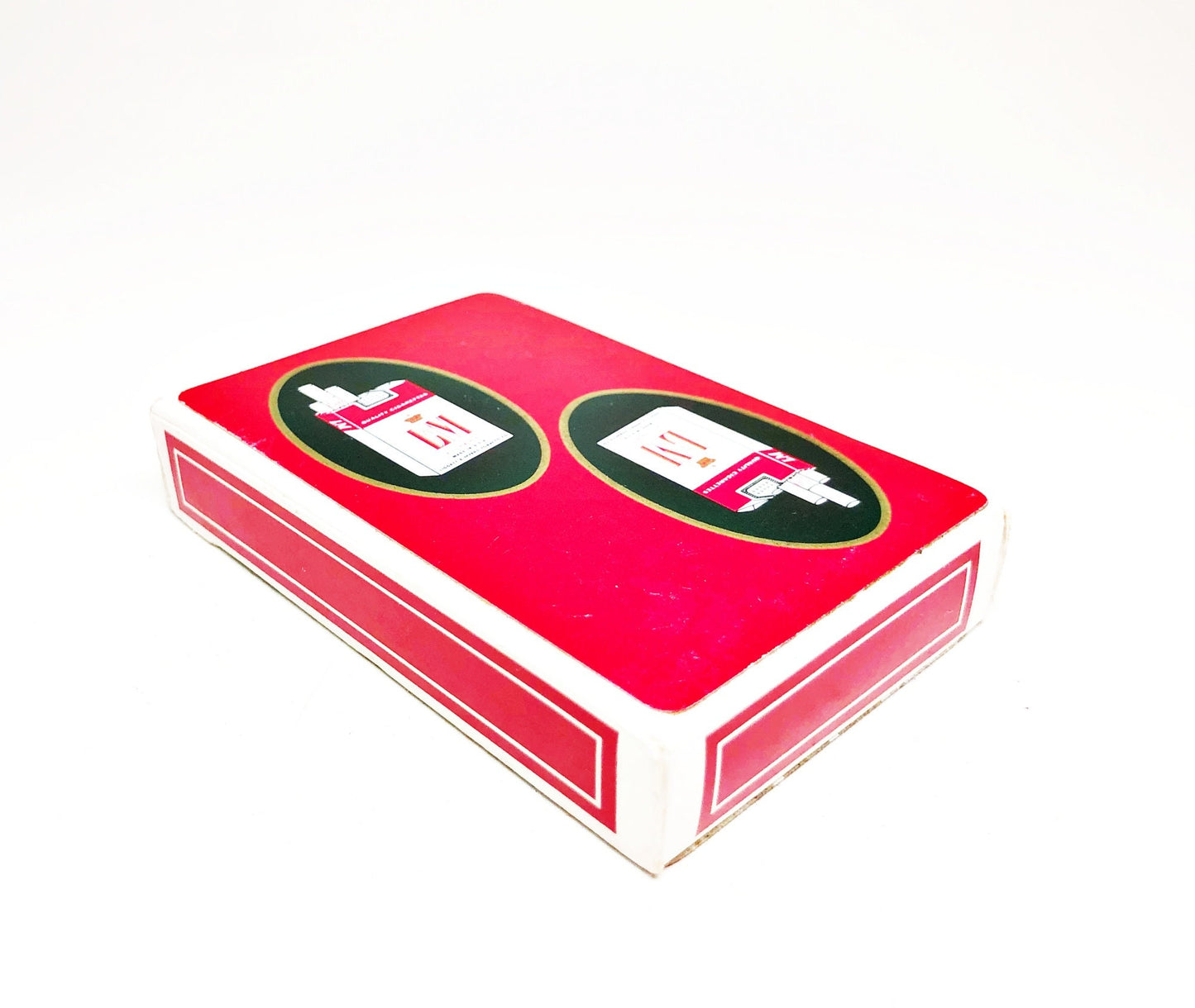 1940s LM Cigarette Deck of Cards - Unopened Rare Cigarette Advertising Set of Playing Cards