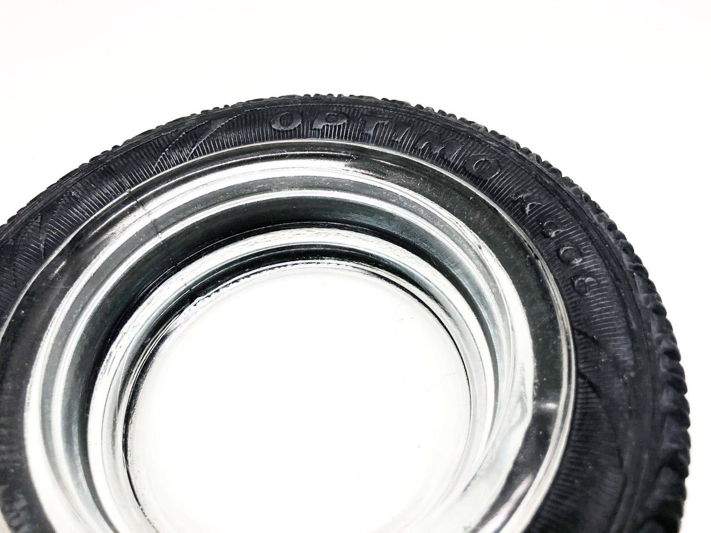 1970s Automotive Rubber Tire Old Optimo Ash Tray