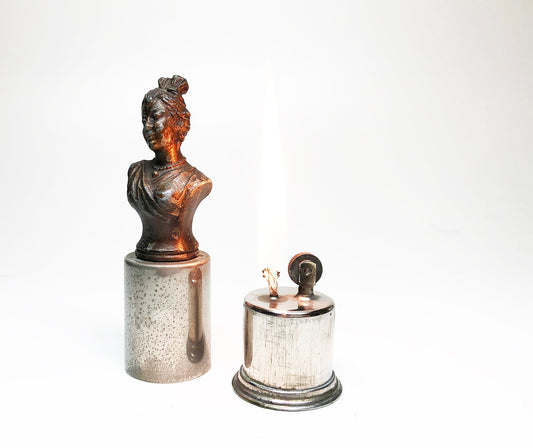 Antique 1920s Female Statuette Lighter