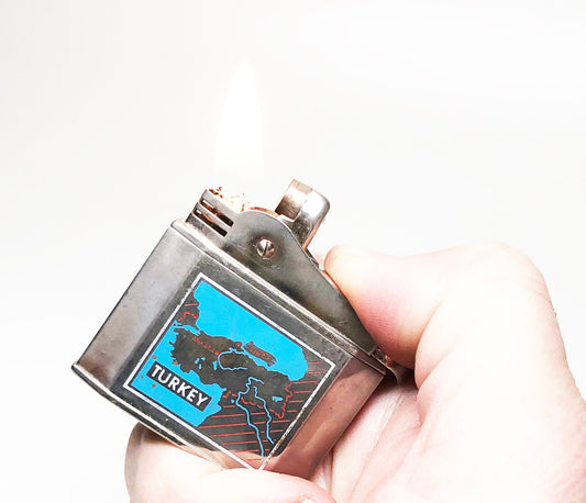 1940s Turkey Map Augusta Brand Lighter