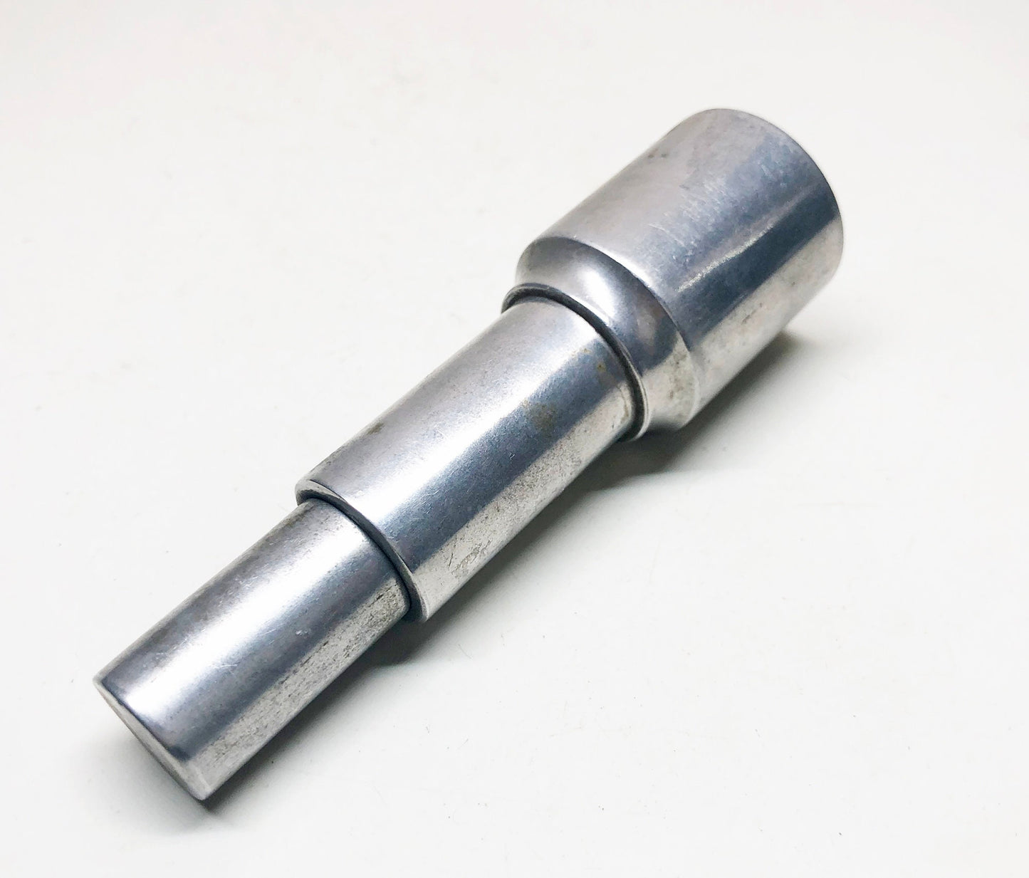 TOWER BLOCK LIGHTER - Working old Lift Arm Skyscraper Aluminum 1940s Hand Machined Pocket Lighter