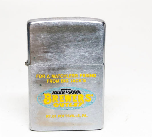 1976 Brewer's Outlet Advertising Zippo Lighter