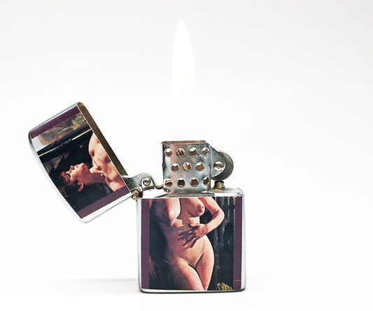 1950s Pinup Girl Flip Top Lighter