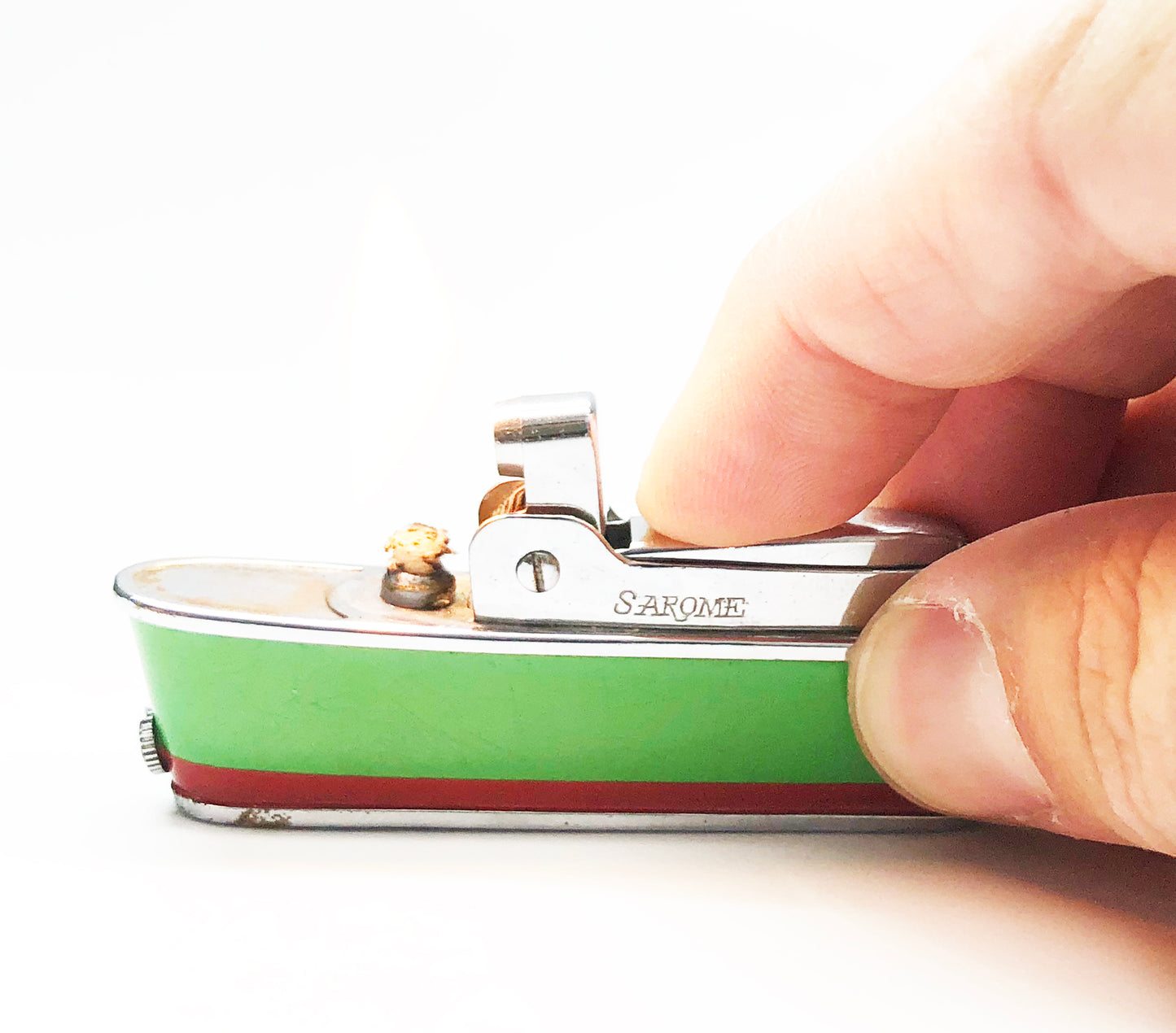 1950s Sarome Cruiser Japanese Boat Shaped Lighter