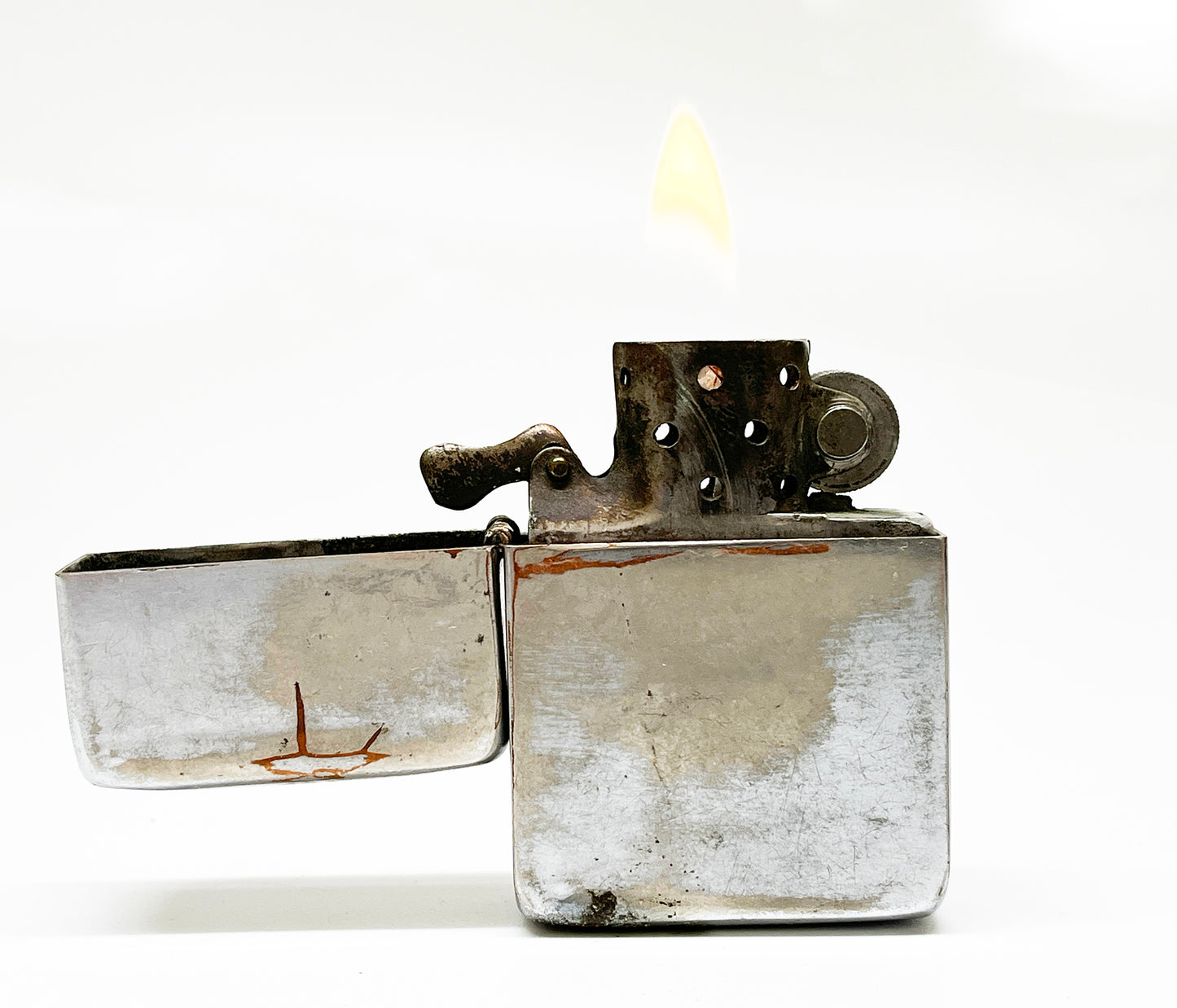 1943 - 1945 Zippo Three Barrel Working Lighter