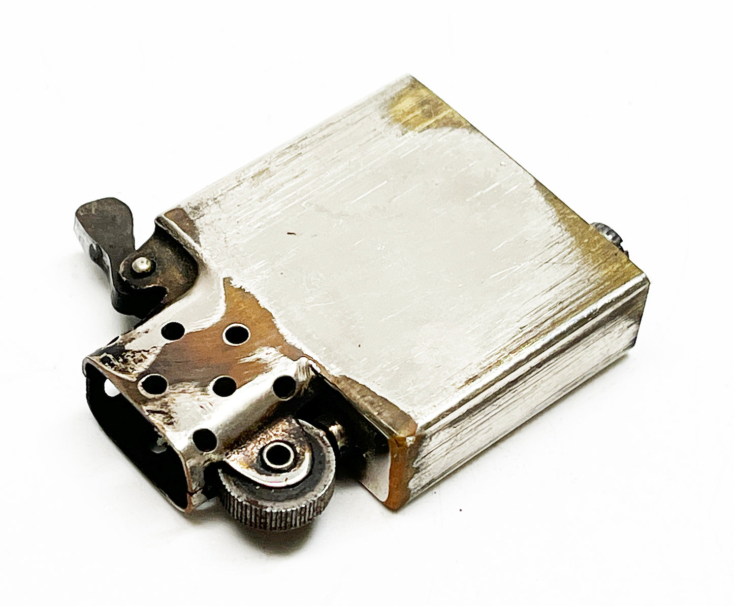 1937 - 1941 Air Force Zippo Four-Barrel Hinge Lighter with Original Silver